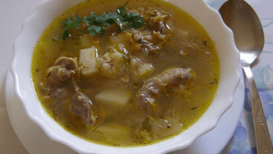 Гречневый суп с куриными желудочками (Рецепт для мультиварки)