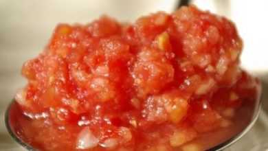 Рецепт приготовления аджики с помидорами и чесноком