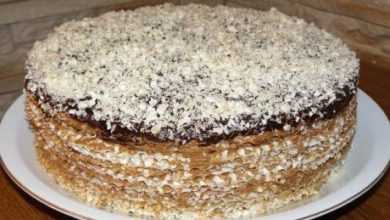 Вафельный торт  - (ассортимент десертов)