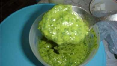 Готовим зеленый соус из авокадо