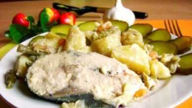 Запеченный тунец с овощами  - (приготовление рыбных блюд)