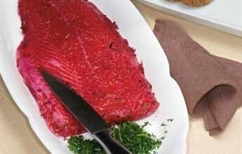 Свекольный лосось  - (приготовление рыбных блюд)