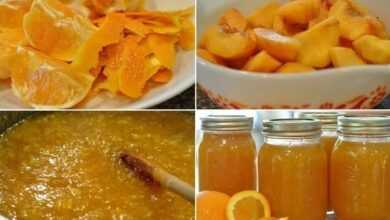 Варенье из персиков с апельсинами