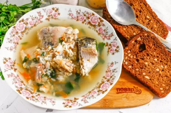 Рыбный суп с сельдереем
